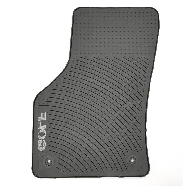 Rear Monster Rubber Floor Mats 15-21 VW Golf MK7 - Genuine - 5G1 061 550 041