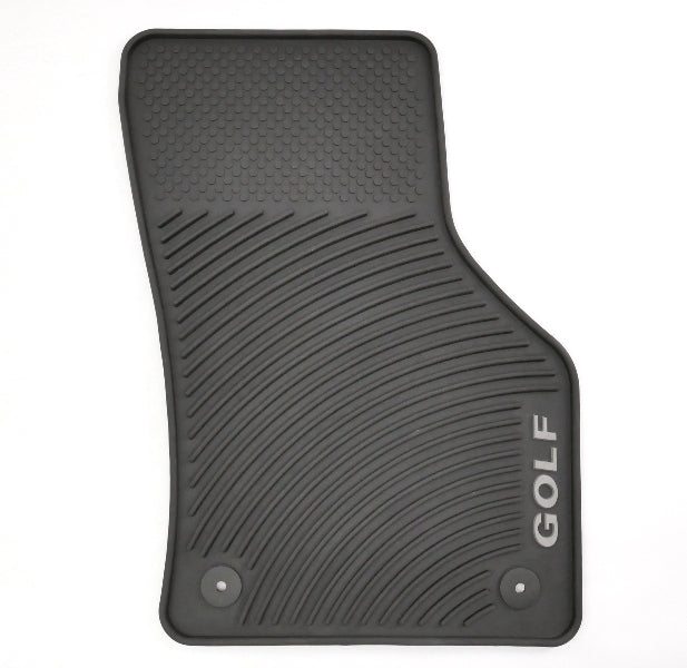 Rear Monster Rubber Floor Mats 15-21 VW Golf MK7 - Genuine - 5G1 061 550 041