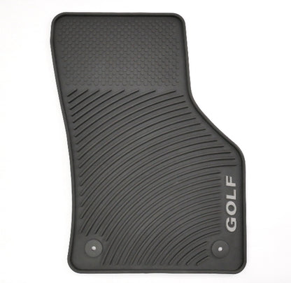 Rear Monster Rubber Floor Mats 15-21 VW Golf MK7 - Genuine - 5G1 061 550 041