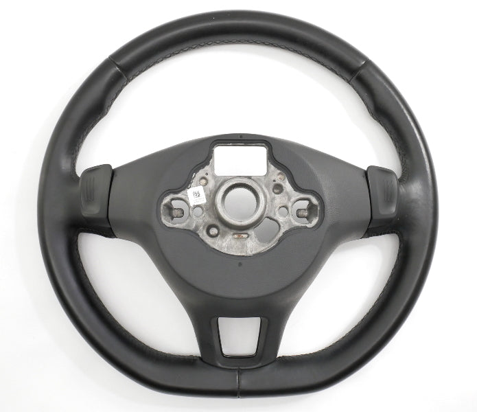 Leather Steering Wheel 15-21 VW Golf Sportwagen Alltrack MK7 - 5GM 419 091 BD