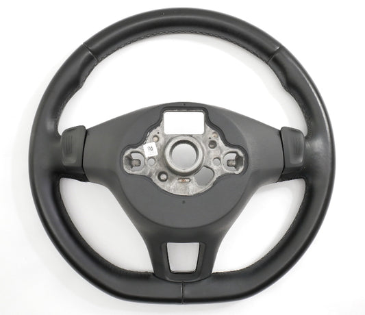 Leather Steering Wheel 15-21 VW Golf Sportwagen Alltrack MK7 - 5GM 419 091 BD