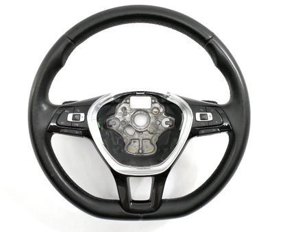 Leather Steering Wheel 15-21 VW Golf Sportwagen Alltrack MK7 - 5GM 419 091 BD