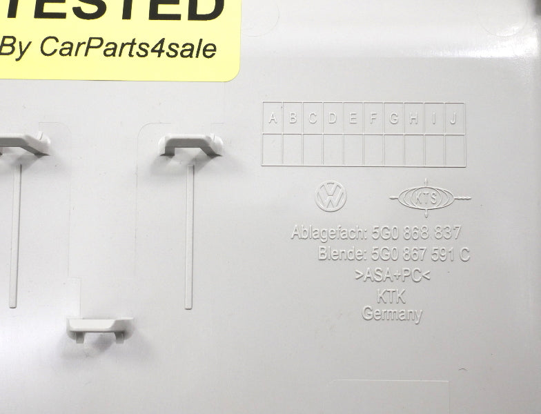 Overhead Dome Light Sunroof Switch 15-19 VW Golf MK7 - Genuine - 5G0 867 591 C