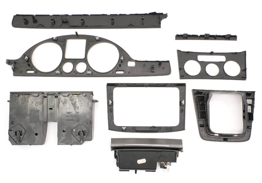 Silver Interior Dash Trim Set 06-10 VW Passat B6 - Genuine -