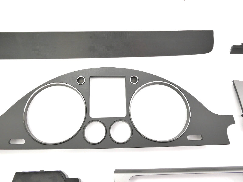 Silver Interior Dash Trim Set 06-10 VW Passat B6 - Genuine -