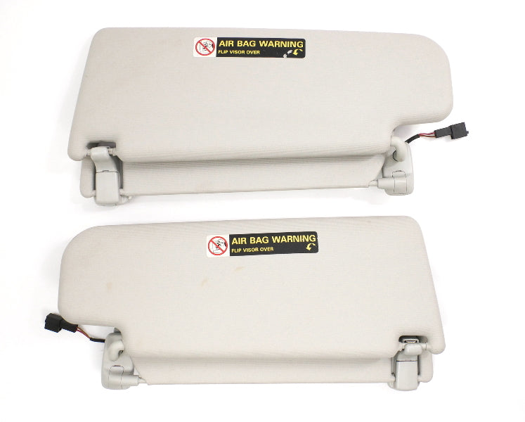 Sun Visor Sunvisor Set 06-10 VW Passat B6 Pearl Grey ~ Genuine 3C0 857 551 / 552