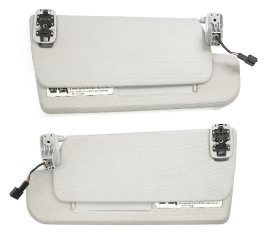 Sun Visor Sunvisor Set 06-10 VW Passat B6 Pearl Grey ~ Genuine 3C0 857 551 / 552