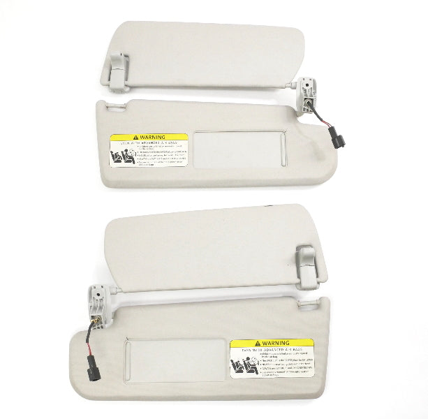 Sun Visor Sunvisor Set 06-10 VW Passat B6 Pearl Grey ~ Genuine 3C0 857 551 / 552