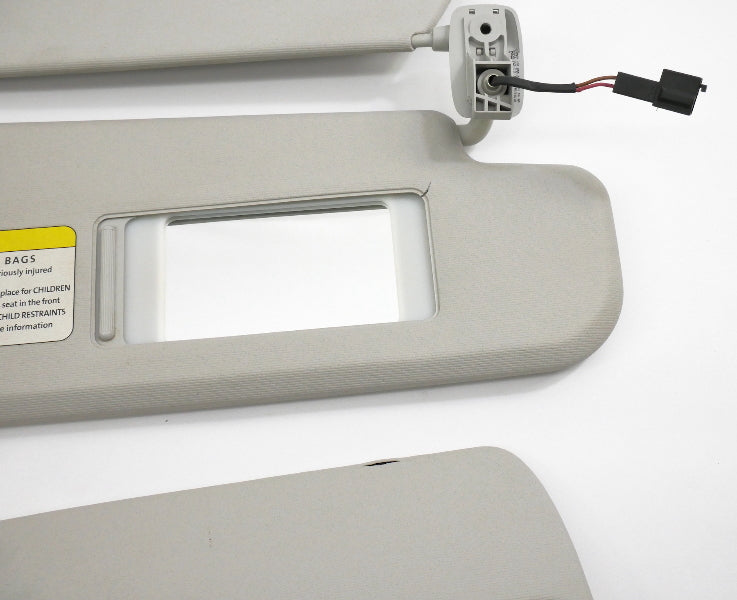 Sun Visor Sunvisor Set 06-10 VW Passat B6 Pearl Grey ~ Genuine 3C0 857 551 / 552