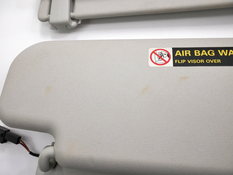 Sun Visor Sunvisor Set 06-10 VW Passat B6 Pearl Grey ~ Genuine 3C0 857 551 / 552
