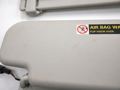 Sun Visor Sunvisor Set 06-10 VW Passat B6 Pearl Grey ~ Genuine 3C0 857 551 / 552