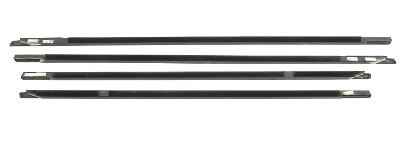 Exterior Window Scraper Door Chrome Trim Seal Set 06-10 VW Passat B6 3C4 837 475