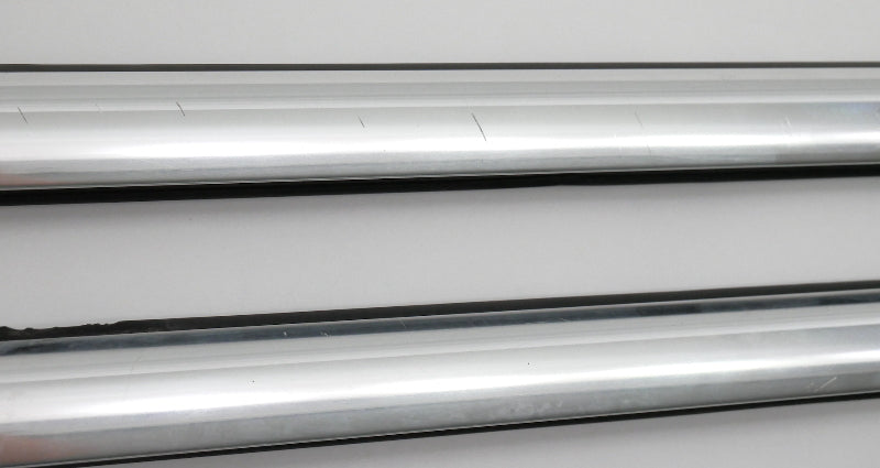 Exterior Window Scraper Door Chrome Trim Seal Set 06-10 VW Passat B6 3C4 837 475
