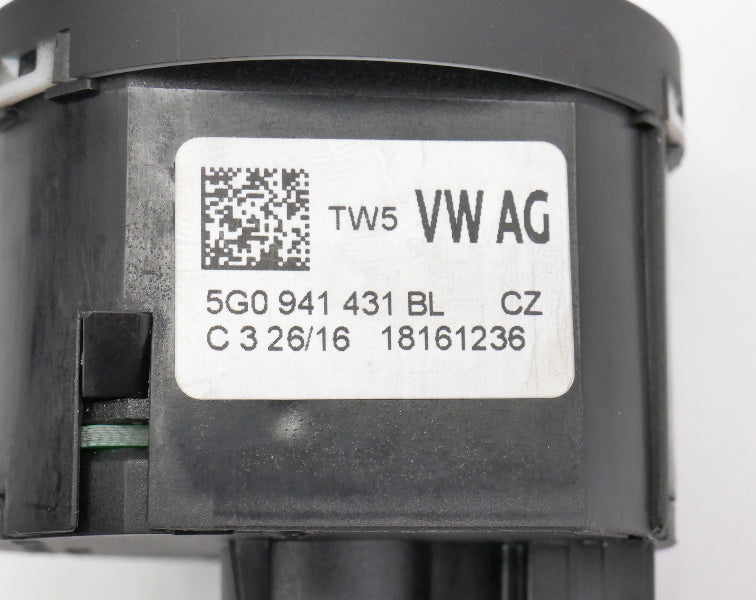 Headlight Switch 15-21 VW Golf Sportwagen Alltrack MK7 Genuine - 5G0 941 431 BL