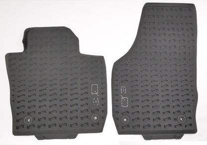 Genuine Audi Rubber All Weather Floor Mats 15-18 Q3 - 8U1 061 221 A