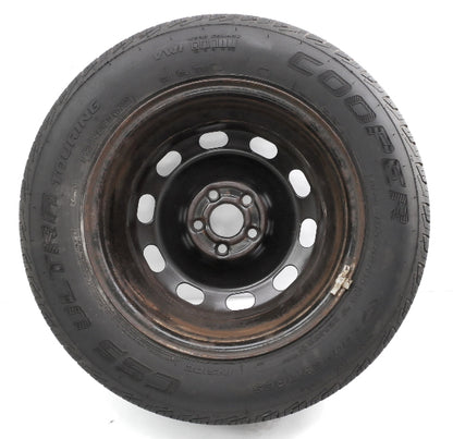 5x100 15" Full Size Spare Steel Wheel Rim Tire VW Jetta Golf MK4 - 1J0 601 027 Q