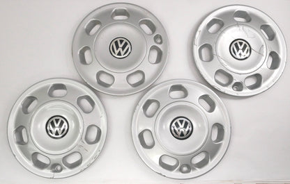 14" Hub Cap Hubcap Wheel Cover Set 95-97 VW Passat B4 - Genuine - 3A0 601 147 A