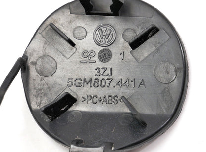 Rear Tow Cap Cover 15-17 VW Golf Sportwagen MK7 L041 Black Genuine 5GM 807 441 A