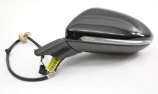 LH Side View Door Exterior Mirror 15-21 VW Golf GTI Sportwagen MK7 L041 Black