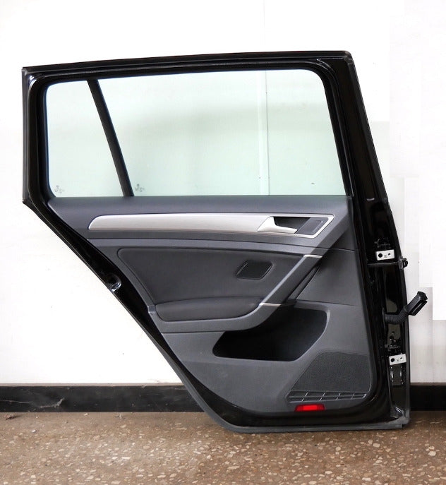 LH Rear Door 15-19 VW Golf Sportwagen Wagon MK7 L041 Black - Genuine