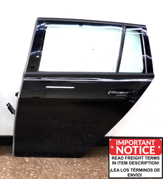 LH Rear Door 15-19 VW Golf Sportwagen Wagon MK7 L041 Black - Genuine