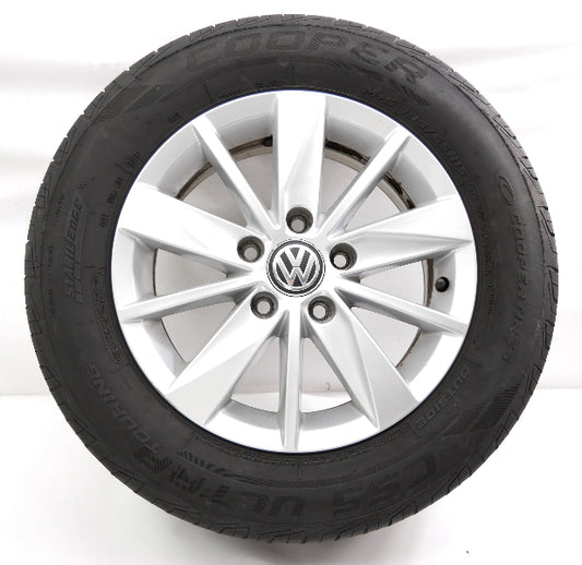 Stock 15" Alloy Wheel Rim & Tire 15-21 VW Golf & Sportwagen MK7 - 5G0 601 025 BA