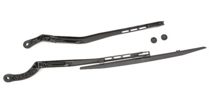 Pair Windshield Wiper Arms 02-08 Audi A4 S4 B6 B7 Genuine 8E1 955 407 A / 408 A