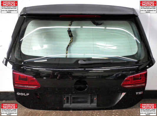Back Hatch Lift Gate Liftgate 15-19 VW Golf Sportwagen MK7 L041 Black - Genuine