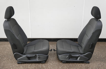 Front Cloth Bucket Seat Set 15-21 VW Golf & Sportwagen MK7 - Genuine
