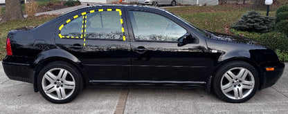 RH Rear Door Window Molding Seal Trim 99-05 VW Jetta Sedan 4dr MK4 1J5 839 432 C