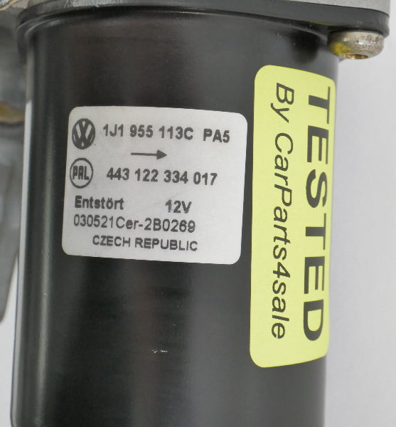 Front Wiper Linkage & Motor 01-05 VW Jetta Golf GTI R32 Mk4 OEM - 1J1 955 113 C