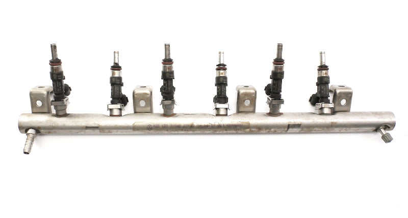 Fuel Injectors Set & Rail 07-09 VW R32 Eos Audi A3 TT 3.2 VR6 - 022 133 315 AB