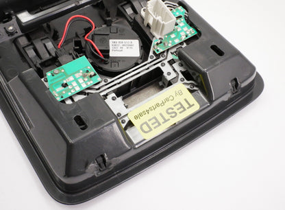 Black Upper Headliner Trim Dome Visors Handles 06-09 VW Rabbit GTI R32 MK5 OEM