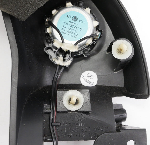 RH Mirror Tweeter Speaker VW Rabbit Golf GTI 2 Door - Genuine - 1K0 837 994 B