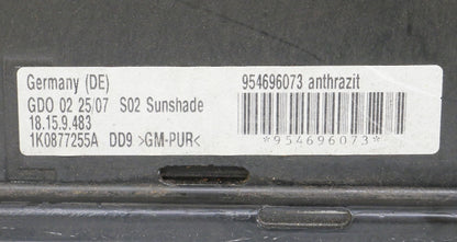 Black Sunroof Slider Shade 05-10 VW Jetta GLI Rabbit GTI R32 MK5 - 1K0 877 255 A