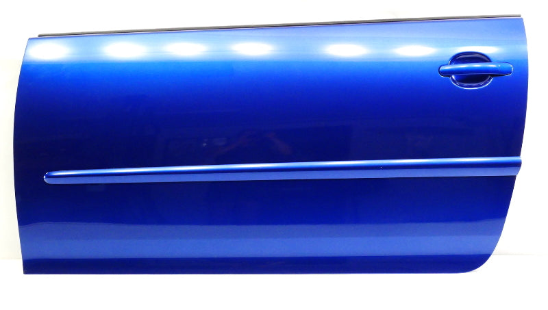 LH Front Door Shell Skin 06-09 VW Rabbit GTI R32 MK5 2DR LB5R Blue - Genuine