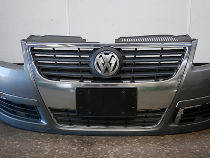 Genuine Front Bumper Cover 06-10 VW Passat B6 - LA7T United Gray - 3C0 807 221 A