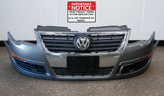 Genuine Front Bumper Cover 06-10 VW Passat B6 - LA7T United Gray - 3C0 807 221 A