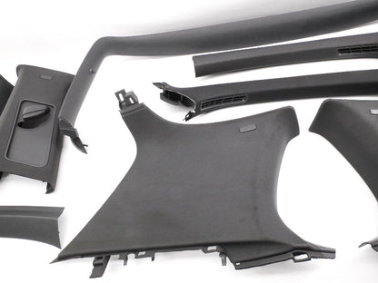 Black Upper Headliner Interior Trim Pillar Swap 06-09 VW Rabbit GTI R32 2dr MK5