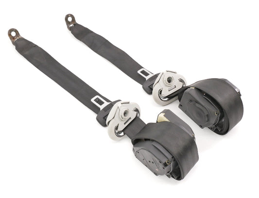 Rear Seatbelt Seat Belt Set 99-05 VW Jetta Golf MK4 Grey - Genuine 1J5 857 806 E