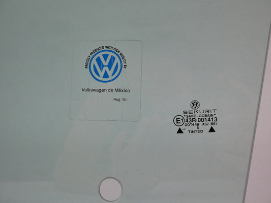 RH Front Door Side Window Exterior Glass 95-02 VW Cabrio MK3 MK3.5 - Genuine -
