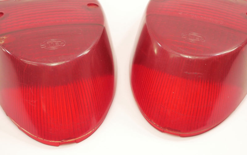 Tail Light Lamp Lens Set 62-66 VW Beetle Bug Aircooled Genuine OEM Hella Germany