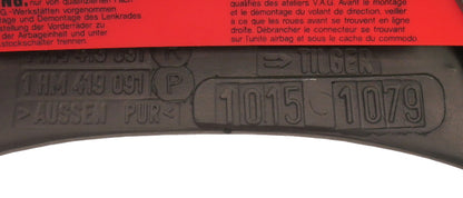 Leather Steering Wheel 96-99 VW Jetta Golf GTI Cabrio MK3 4 Spoke ~ Genuine