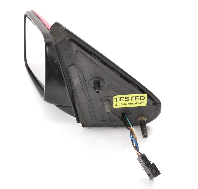 LH Exterior Side View Door Mirror 95-99 VW Cabrio MK3 LY3D Tornado Red - Genuine