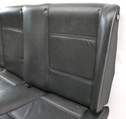 Black Leather Rear Seat 95-02 VW Cabrio MK3 MK3.5 - Genuine - 1E0 885 375 B