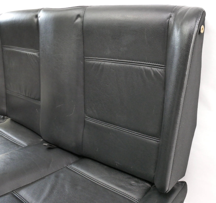 Black Leather Rear Seat 95-02 VW Cabrio MK3 MK3.5 - Genuine - 1E0 885 375 B
