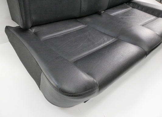 Black Leather Rear Seat 95-02 VW Cabrio MK3 MK3.5 - Genuine - 1E0 885 375 B