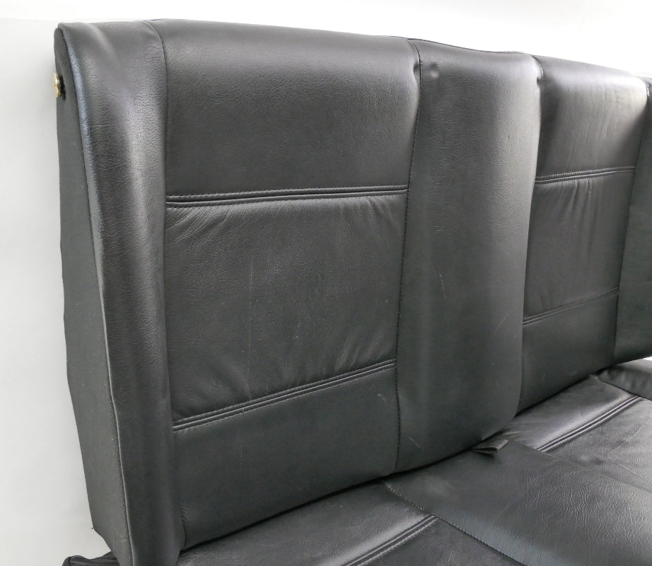 Black Leather Rear Seat 95-02 VW Cabrio MK3 MK3.5 - Genuine - 1E0 885 375 B