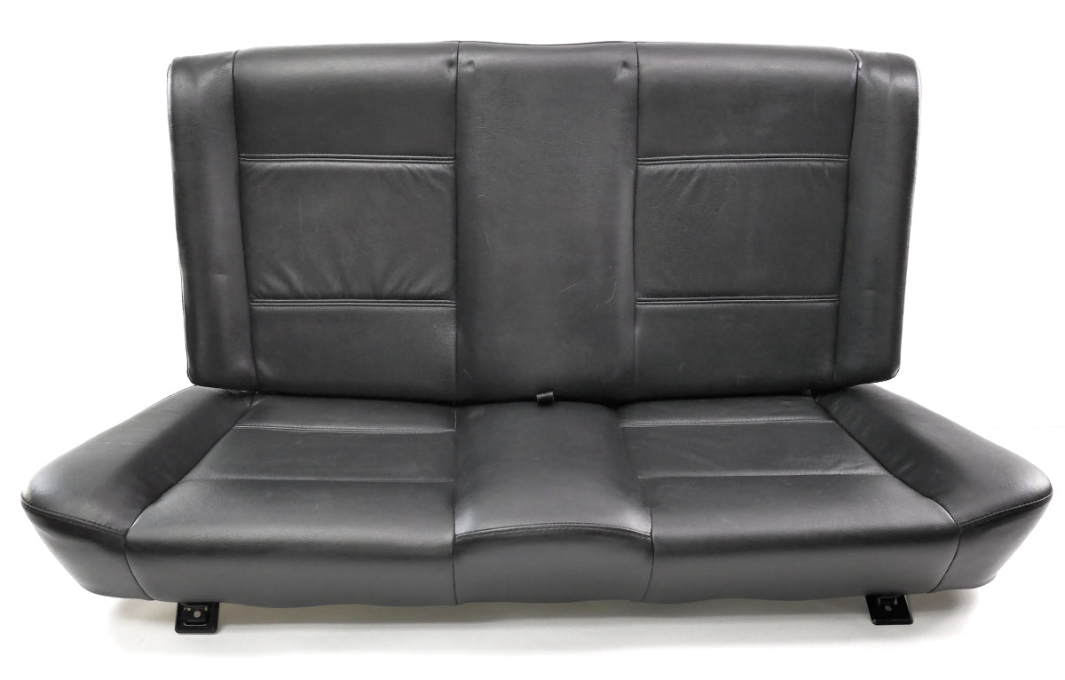 Black Leather Rear Seat 95-02 VW Cabrio MK3 MK3.5 - Genuine - 1E0 885 375 B