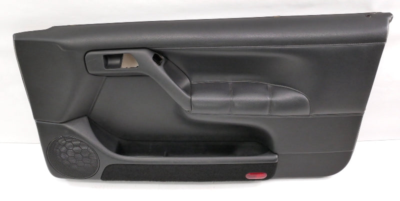 RH Front Interior Door Panel 95-99 VW Cabrio MK3 Black Leather - Genuine